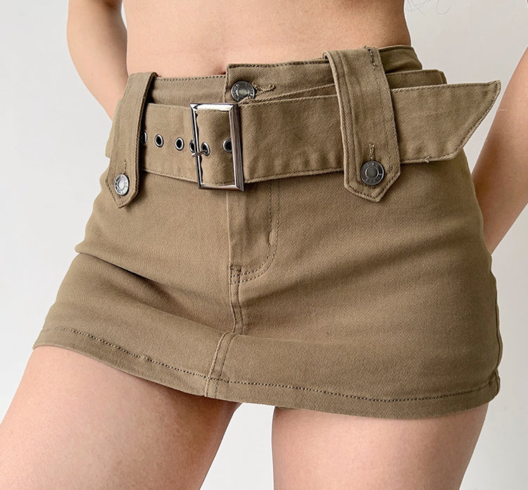 deanwangkt - Nolan Denim MIni Skirt - Deanwangkt