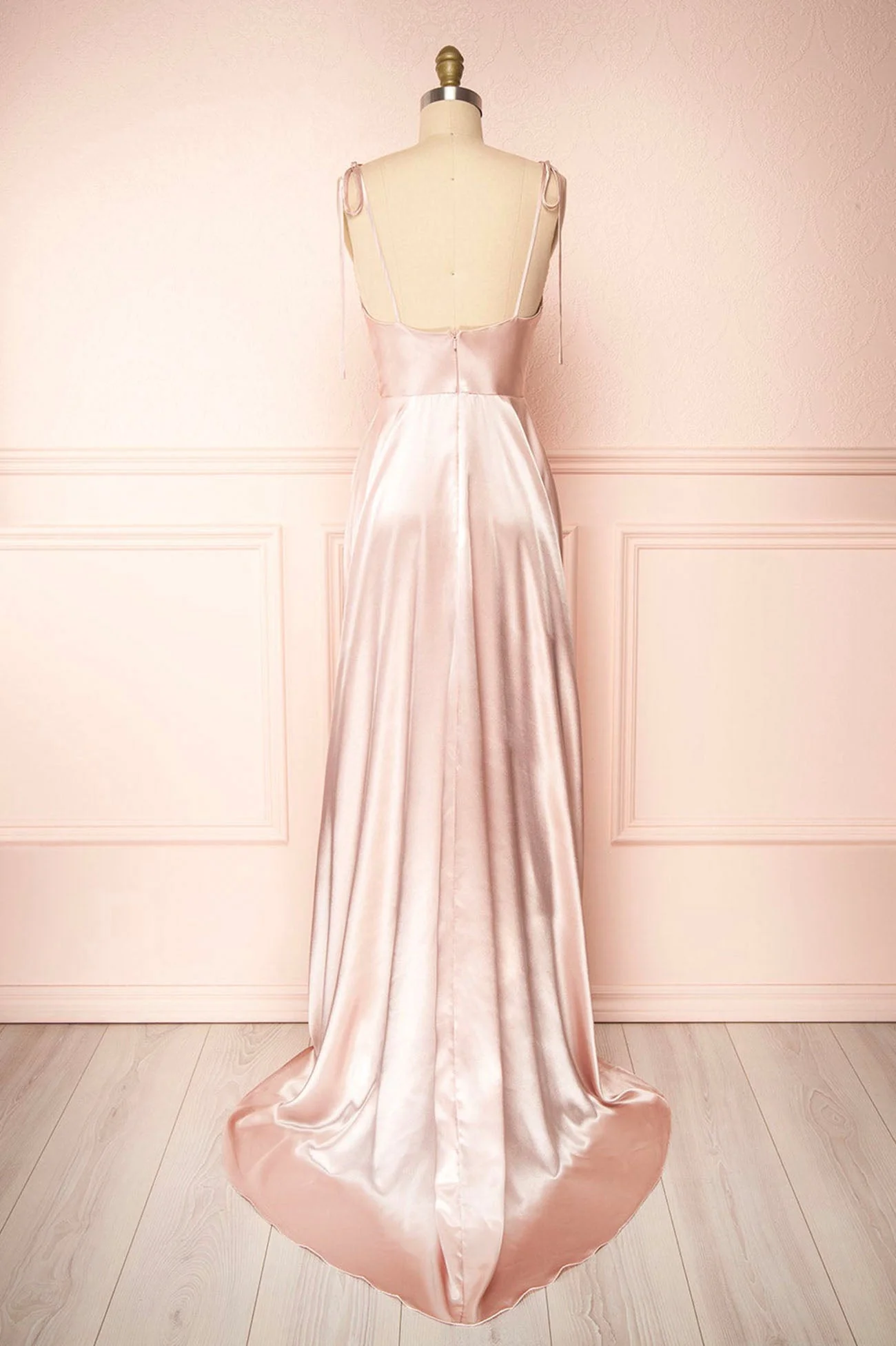 solvbao Simple Satin Long Prom Dresses, A-Line Formal Evening Dresses - Deanwangkt
