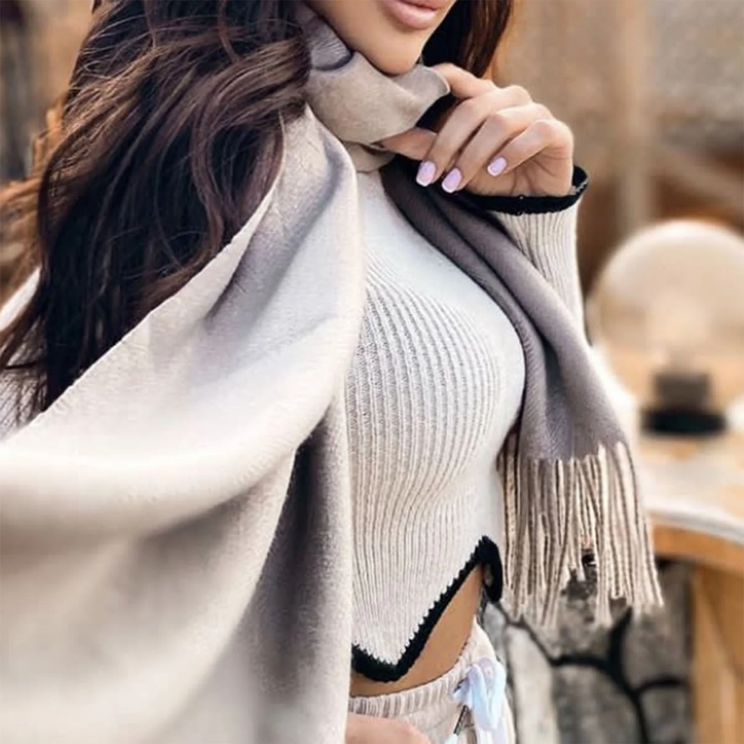 deanwangkt Turtleneck Crop Sweater Women Fashion Christmas Sweaters Winter Solid Knitted Long Sleeve Slim Pullovers Jumpers Knitwears - Deanwangkt