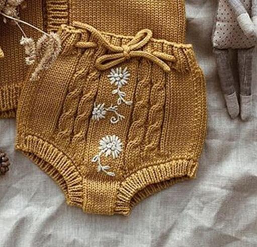 EnkeliBB Baby  Winter Kniting Coat and Hat Sweaters Lovely Rainbow Pattern Kids Girls Sweaters Baby Warm Brand Clohes - Deanwangkt