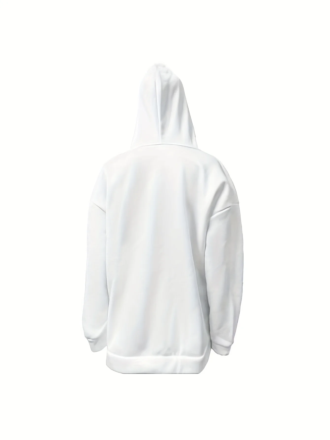 Graphic Print Loose Hoodie, Casual Long Sleeve Loose Sweatshirt, Women's Clothing - Deanwangkt