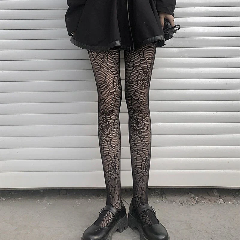 deanwangkt Ladies Pantyhose Black Mesh Stockings Sexy Fishnet Pantyhose Stockings Erotic Lingerie Women's Socks Seamless Nylon Pantyhose - Deanwangkt