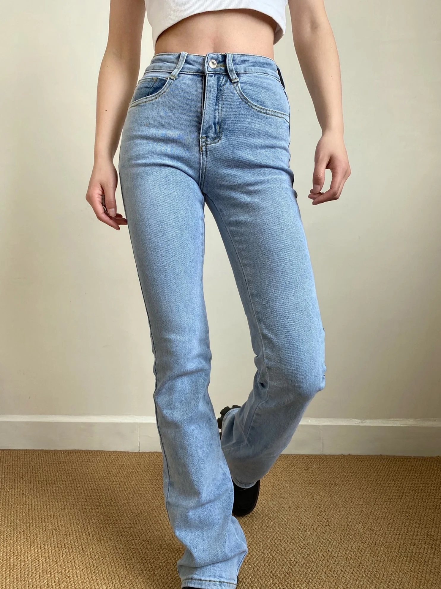deanwangkt - Risa Flare Denim Jeans - Deanwangkt