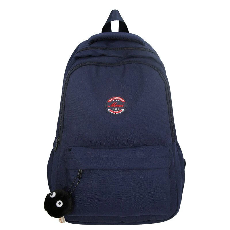 Back to school  Fashion Simplicity Men Rucksack Waterproof Black Mochila for High School Boys Girls Bookbag Lovers Bagpack Schoolbag - Deanwangkt