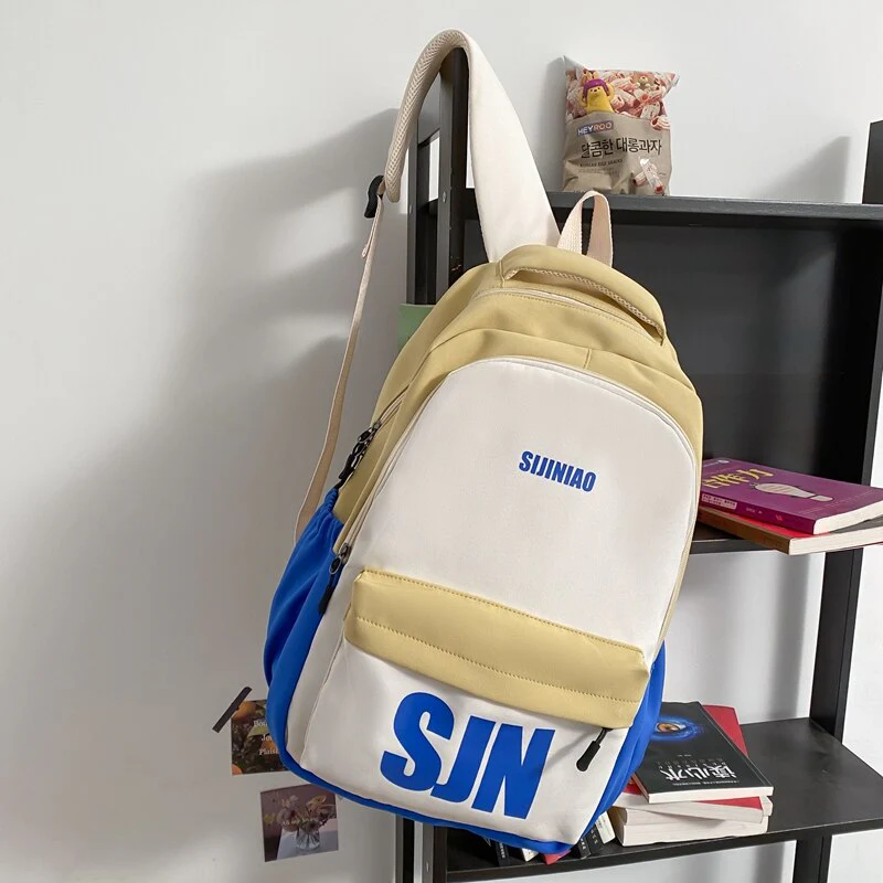 BACK TO COLLEGE   Fashion Girls High-capacity Schoolbag for High School Nylon Waterproof Backpack Women Travel Mochila Laptop Rucksack - Deanwangkt