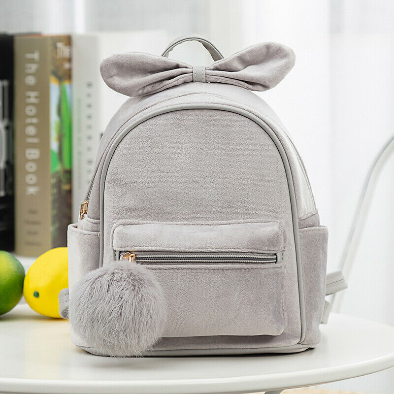 deanwangkt Cute Kid Toddler Mini Backpack Kindergarten Schoolbag Baby Cartoon Bowknot Shoulder Bag Handbag Fashion - Deanwangkt