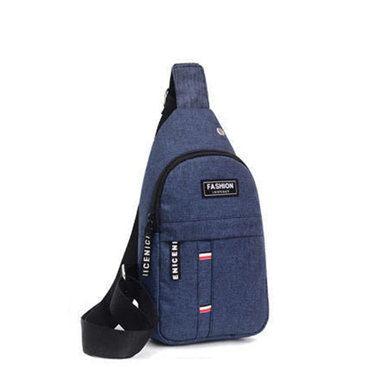 deanwangkt  New Men Chest Bag New Nylon Multi Functional Crossbody Bag Fashion Korean Versatile Men One Shoulder Chest Bag - Deanwangkt