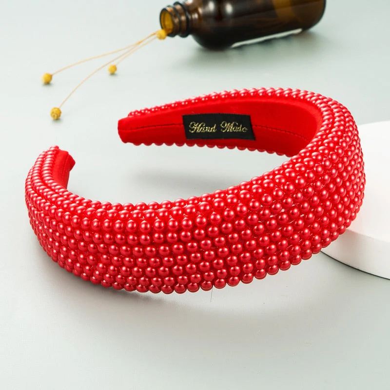 Hotsale New Bling Rhinestone Full Crystal Headbands for Women  Shiny Diamond Bedazzled Designer Tiara Baroque Headband Women - Deanwangkt