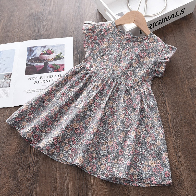 deanwangkt  Kids Dresses For Girls Children Summer Sleeveless Casual Clothes Dress Girls Animals Pattern Party Dresses 2-7Years - Deanwangkt