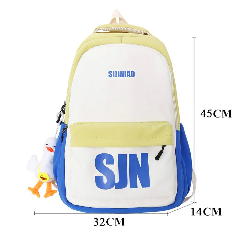BACK TO SCHOOL  Fashion High-capacity High School SchoolbagGirls Women Travel Mochila Cute Nylon Waterproof Backpack Laptop Rucksack - Deanwangkt