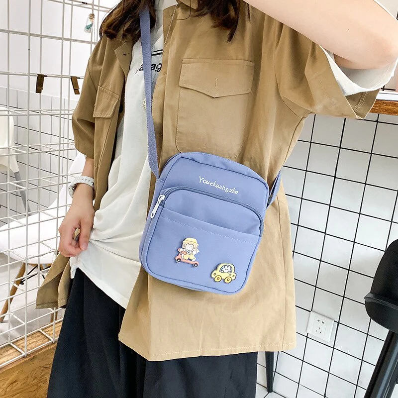 deanwangkt  Kawaii Crossbody Bag Women Small Flap Shoulder Bag For Women New  Fashion Nylon Bag Messenger Bag Bolsa Feminina Women Bag - Deanwangkt
