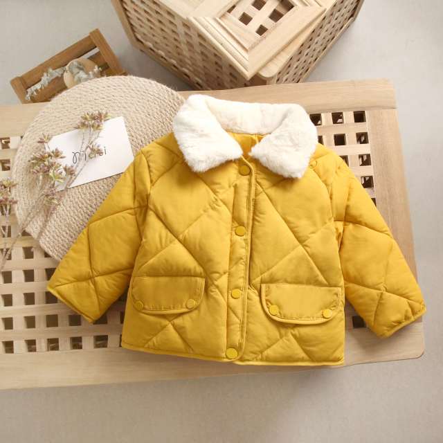 deanwangkt  New Winter Children's Warm Cotton Jackets Girls Clothes Kids&Babys Rabbit Fur Collar Coats Korean Style For Boys Outerwears - Deanwangkt