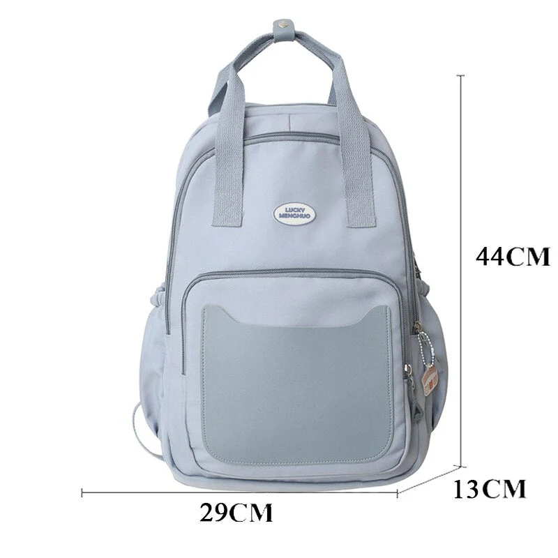 Back to school  Men Fashion Backpack Black Student Bookbag for College Laptop Bagpack Women Travel Mochila Girl Boys High Shoolbag - Deanwangkt