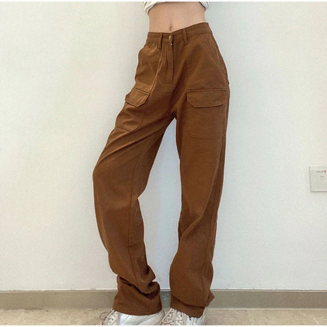 deanwangkt Y2K Low Rise Staright Cargo Jeans Wrap Belt Retro Denim Pants Ruched Drawstring Women Denim Trousers Street Indie Aesthetic Jean - Deanwangkt