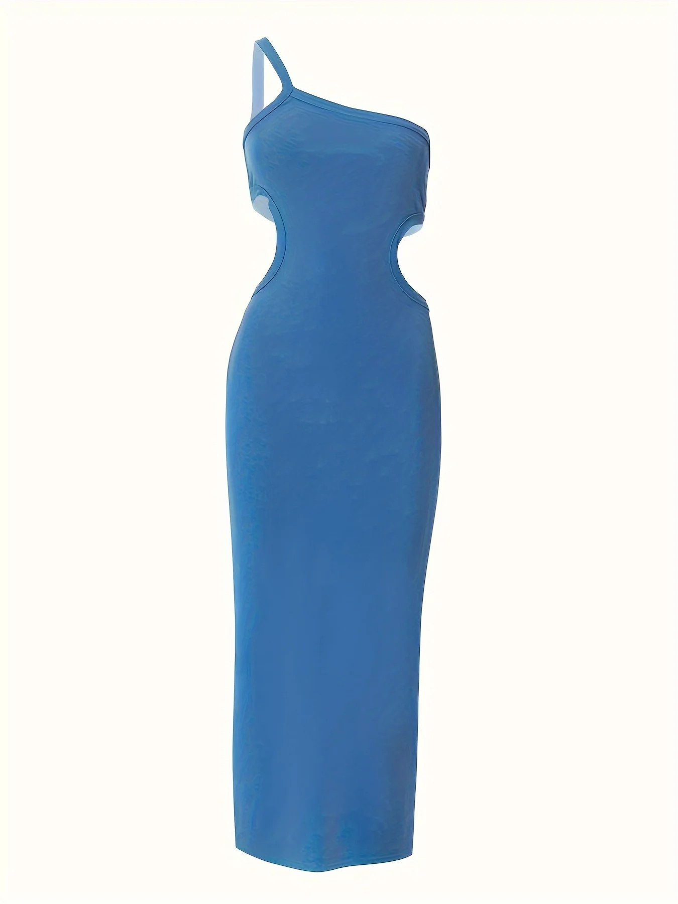 Cut Out Split Bodycon Dress, Casual Sleeveless Solid Party Dress, Women's Clothing - Deanwangkt