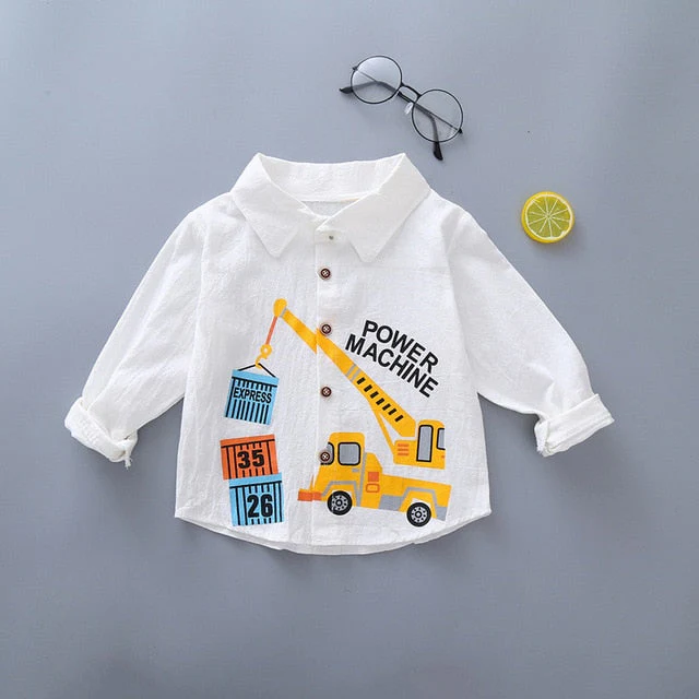 deanwangkt  Kids Shirt Clothes Spring Thin Blouses Clothing Infant Boy Plaid Cotton Tops 1 2 3 4 Years Kids Long Sleeves Shirt - Deanwangkt