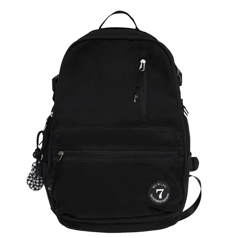Fashion Women College Backpack For Teenage Girl Travel Mochila Female School Bag Children Men Black Laptop Backpack Rucksack - Deanwangkt