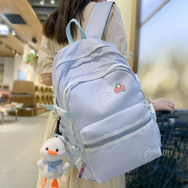 BACK TO SCHOOL  Fashion Cute Girls Bookbag For Teenager Boys Student Shoolbag Kawaii Women Travel Bag Mochila Laptop Backpack College - Deanwangkt
