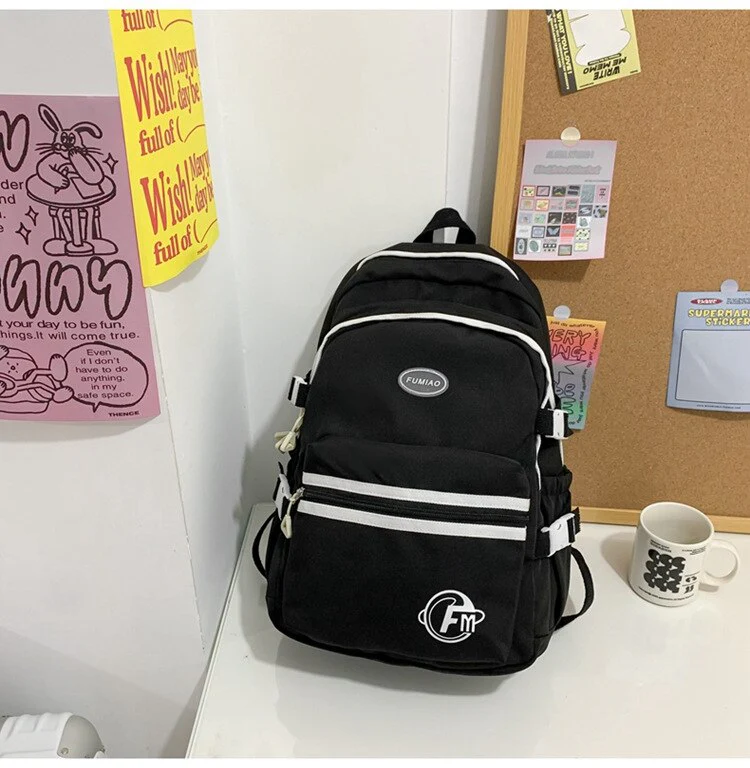 BACK TO SCHOOL  Fashion Cute Girls Bookbag For Teenager Boys Student Shoolbag Kawaii Women Travel Bag Mochila Laptop Backpack College - Deanwangkt