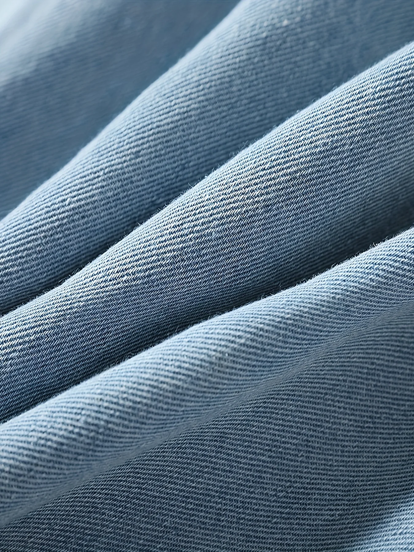 deanwangkt-1  Blue Long Sleeves Long Denim Coat, Flap Pockets With Waistband Casual Long Denim Jacket, Women's Denim Clothing - Deanwangkt