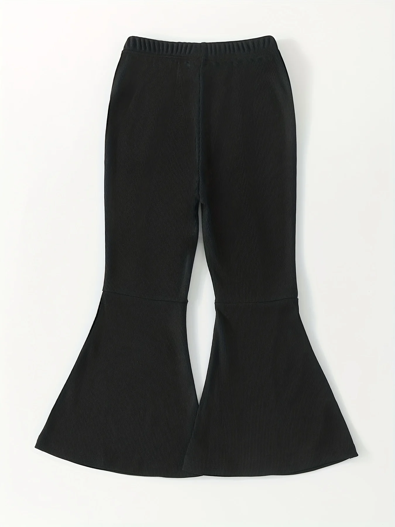 Trendy Girls Casual Bell Bottom Pants Stretch High Waist Flared Pants Pants For Going Out Party School - Deanwangkt
