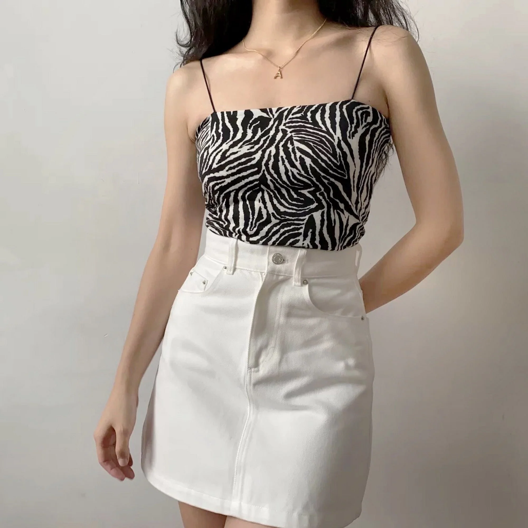 deanwangkt - Lookbook Denim Skirt // White ~ HANDMADE - Deanwangkt