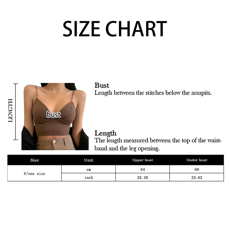 deanwangkt Women Stripe Tube Top Sexy Knitted V-Neck Camisole Bralette Sleeveless Spaghetti Vest Summer Basic Short Tank Tops With Bra Pad - Deanwangkt