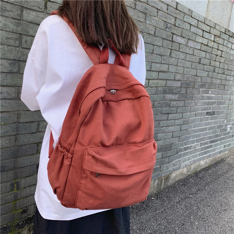 BACK TO SCHOOL   Women Backpack Waterproof Nylon For Teenage Girls Schoolbag Shoulder Fashion Men Black Bagpack Travel Bag Rucksack - Deanwangkt