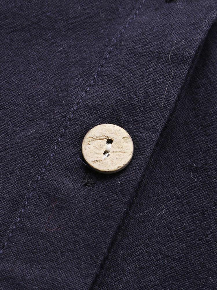 deanwangkt Women Button Down Baggy Blouse Casual Loose Asymmetric Shirt Dress - Deanwangkt