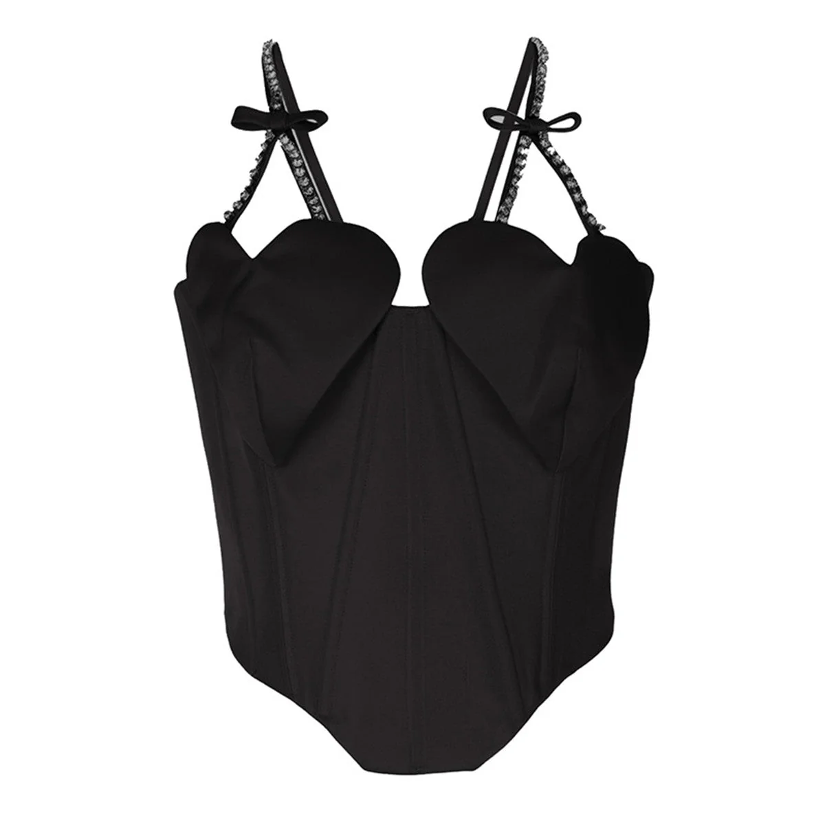 deanwangkt  Summer Sexy Patchwork Diamond Vest For Women Love Sleevelese Tank Tops Female Summer Fashion body sculpting Clothing - Deanwangkt