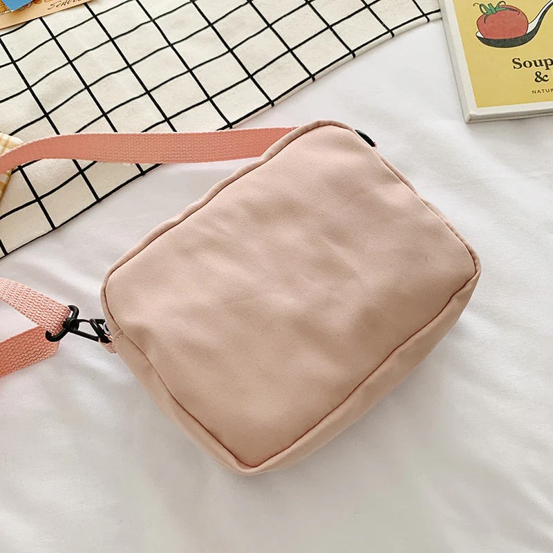 deanwangkt  New Lovely Small Bag Women Nylon Bag Girls Crossbody Bags Women Bolsa Feminina Shoulder Bag Mobile Phone Bag Mini Bags Sac - Deanwangkt