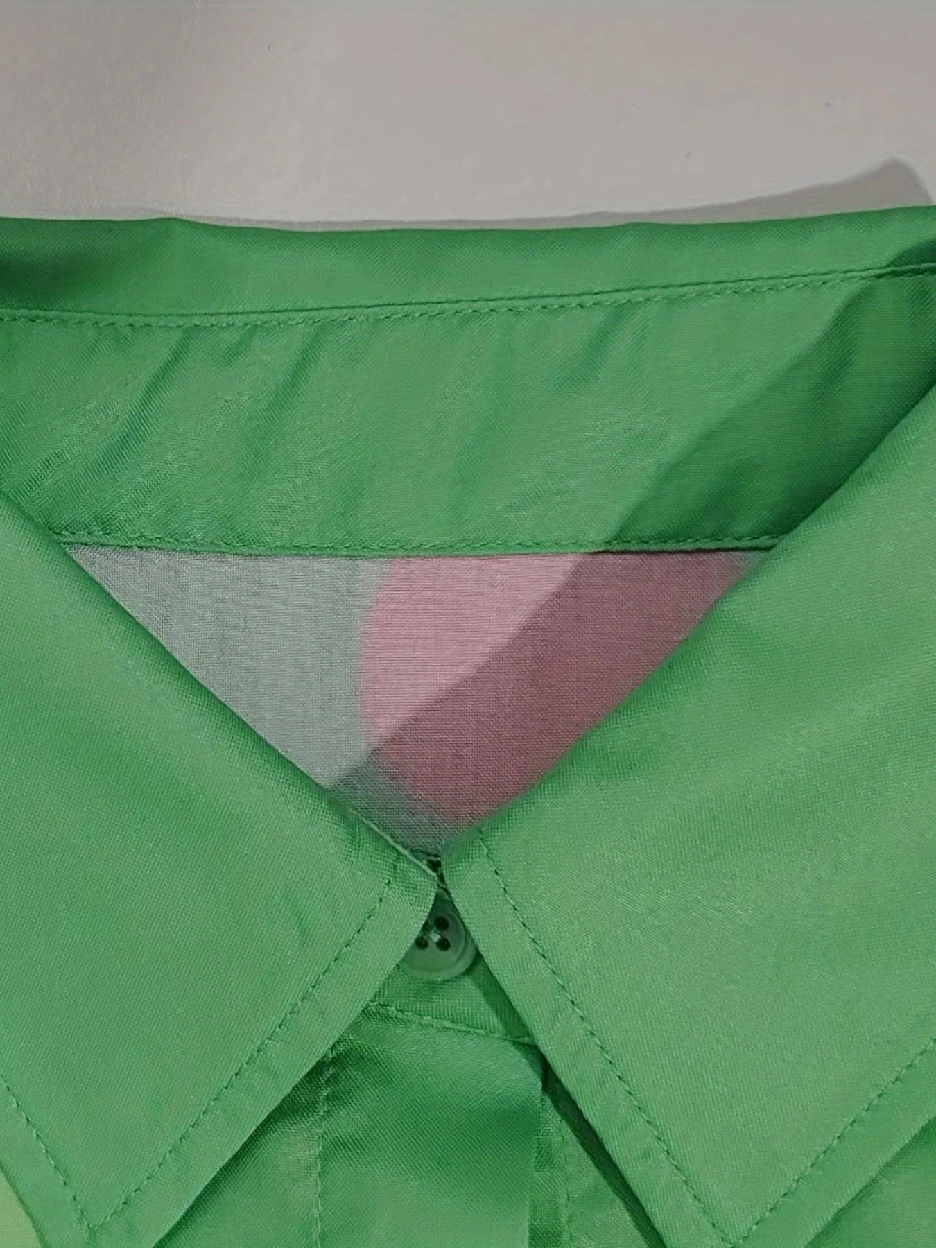 Plus Size Casual Blouse, Women's Plus Animal Print Colorblock Long Sleeve Lapel Collar Asymmetric Hem Shirt Top - Deanwangkt