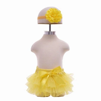 Baby Cotton Chiffon Ruffle Bloomers Cute Baby Diaper Cover Newborn Flower Shorts Toddler Fashion Summer Clothing - Deanwangkt