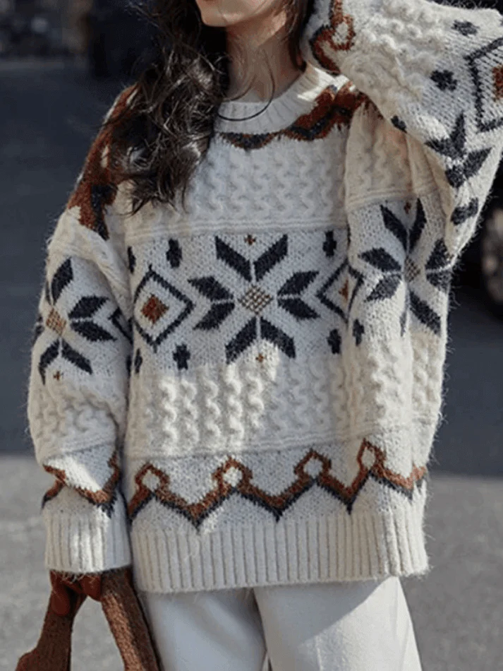 deanwangkt - Fair Isle Christmas Pullover Sweater - Deanwangkt