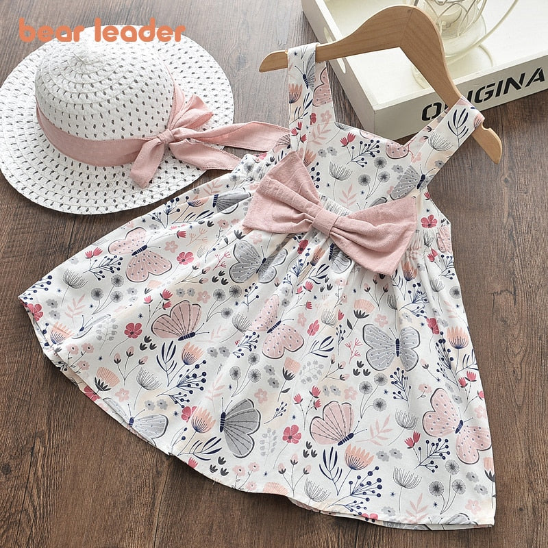 deanwangkt Bear Leader Toddler Baby Princess Dresses  New Summer Newbron Baby Flowers Dresses Floral Costumes Kids Girls Cute Vestidos - Deanwangkt