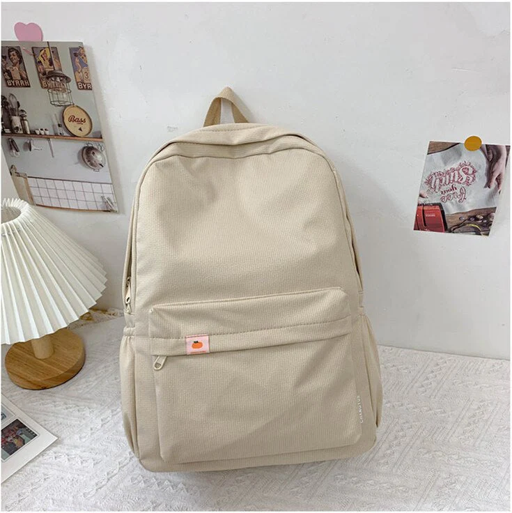 Back to school  Kawaii Teens Bookbag Bag for Girl Fashion Schoolbag Cute Canvas Backpack Women Travel Shoulder Mochila Laptop Rucksack - Deanwangkt