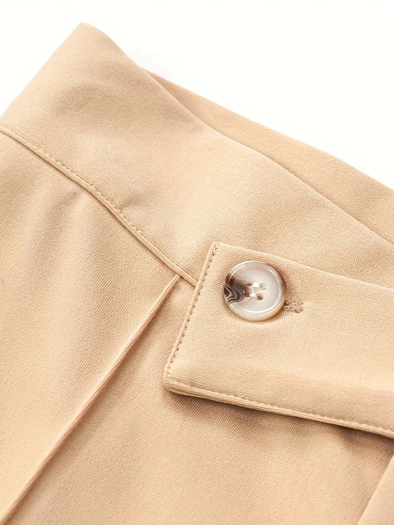 deanwangkt-1  Solid Wide Leg Pants, Casual Every Day Pants, Women's Clothing - Deanwangkt