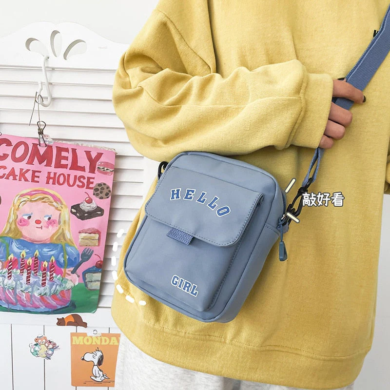 deanwangkt Teenage Girls Small Bag Women Letter Print Handbags and Purses Fashion  Crossbody Bags For Women Bolsa Feminina Shoulder Bag - Deanwangkt