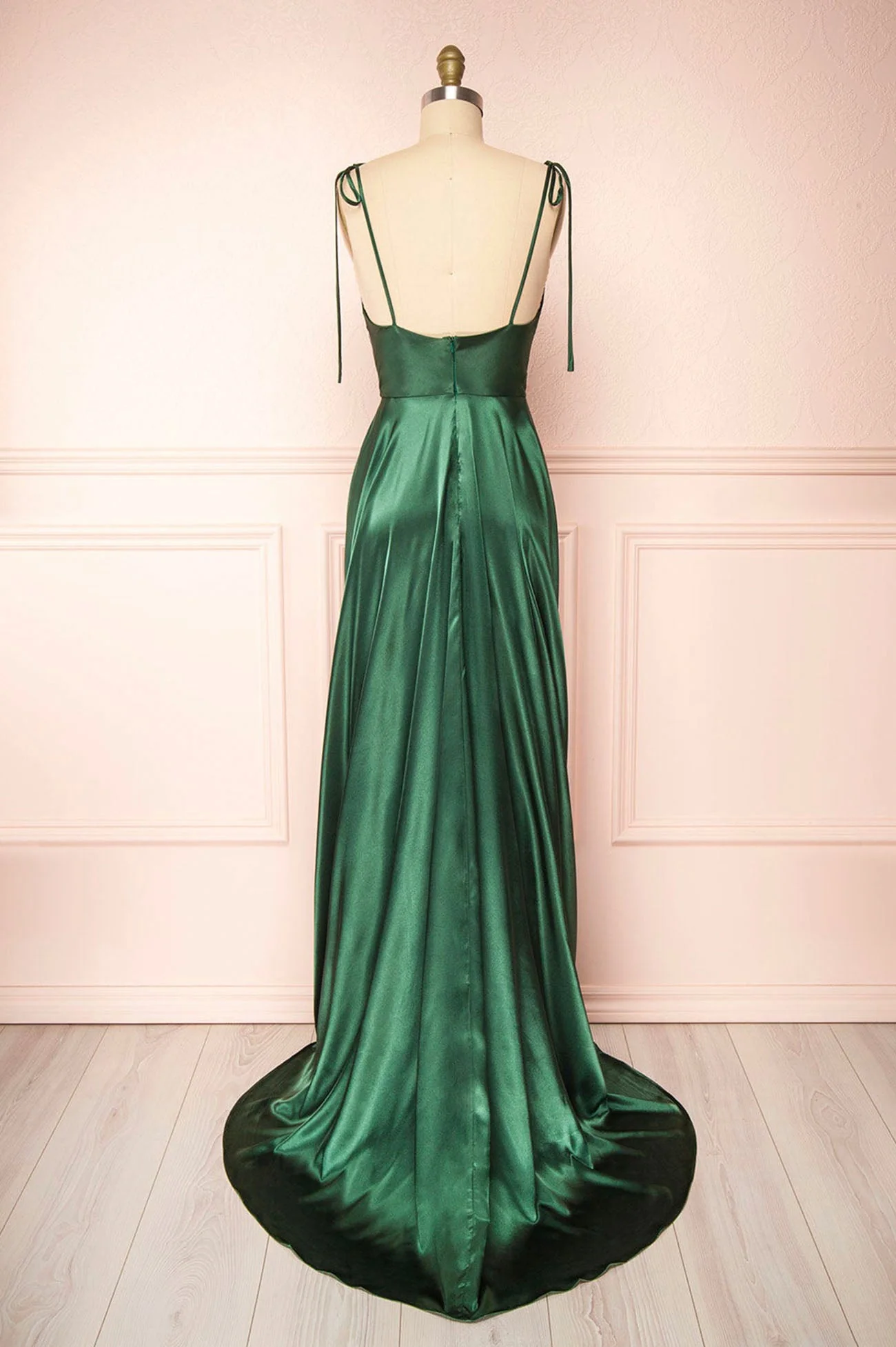 solvbao Simple Satin Long Prom Dresses, A-Line Formal Evening Dresses - Deanwangkt