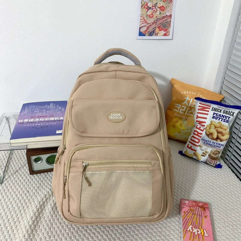 Back to school   Fashion Kawaii Student Schoolbag 2pcs Set Bag Girls Cute Waterproof Backpack Travel Mochila Teens Bookbag Shoulder Bag - Deanwangkt