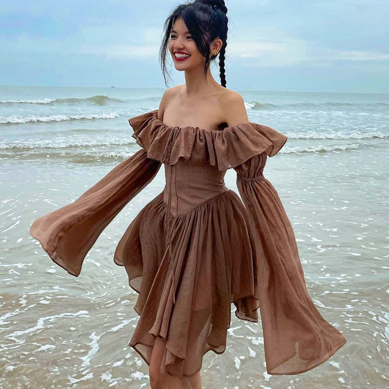 Medieval Dress Elf Cosplay Costume Victorian Princess Renaissance Costumes Ruffle Halloween Witch Clothes Court Retro Dresses - Deanwangkt