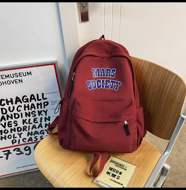 BACK TO SCHOOL   Fashion Lovers Bookbag Waterproof Nylon Leisure Rucksack for Women Travel Mochila College Laptop Backpack Shool Bag - Deanwangkt