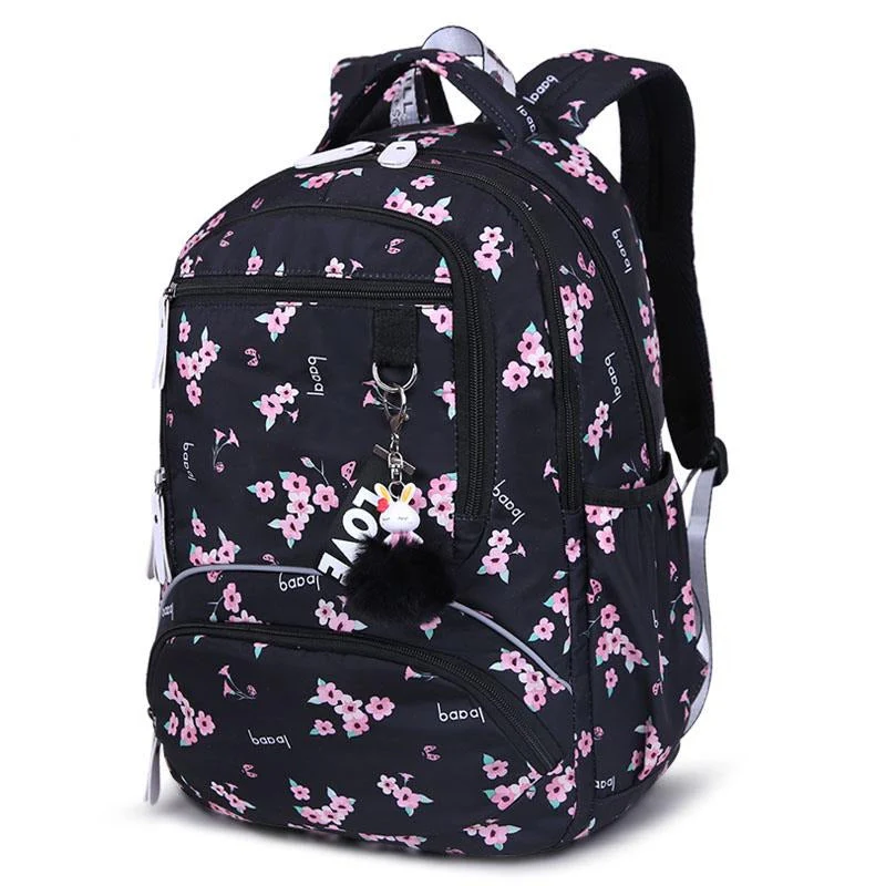 deanwangkt New Large schoolbag cute Student School Backpack Printed Waterproof bagpack primary school book bags for teenage girls kids - Deanwangkt