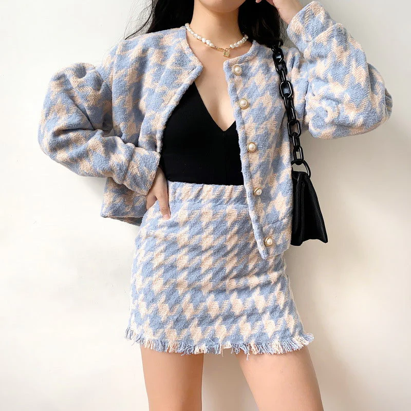 deanwangkt - Cherie Houndstooth Set - Deanwangkt