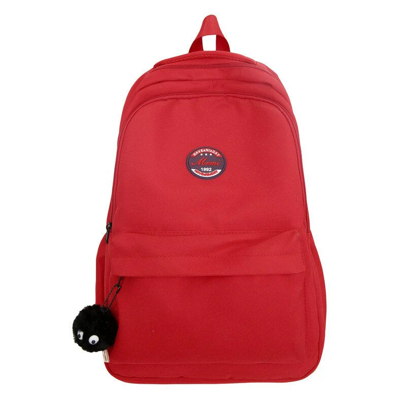 Back to school  Fashion Simplicity Men Rucksack Waterproof Black Mochila for High School Boys Girls Bookbag Lovers Bagpack Schoolbag - Deanwangkt