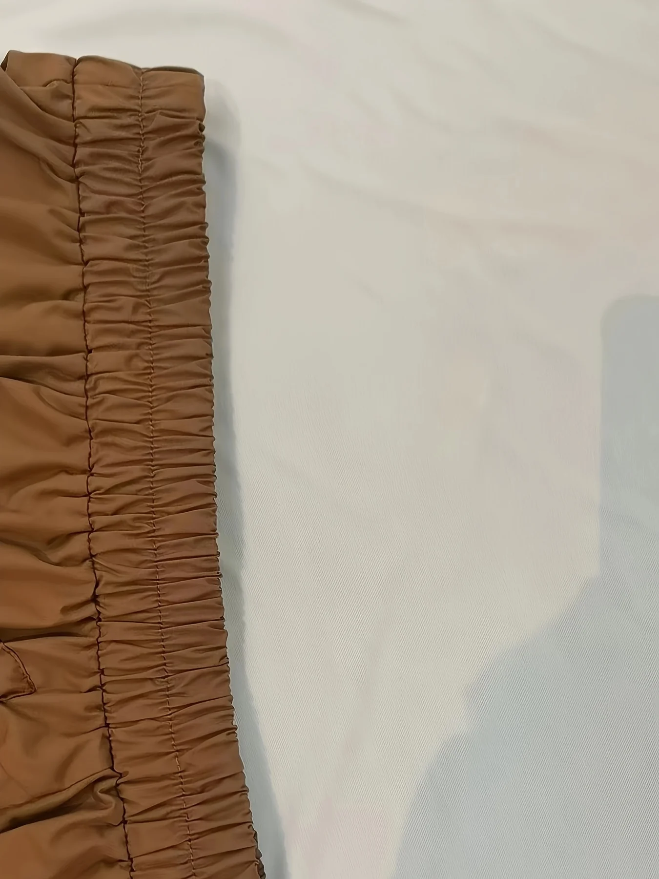 deanwangkt-1 Solid High Waist Skirt, Casual Drawstring A-line Skirt, Women's Clothing - Deanwangkt