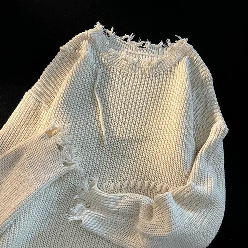 deanwangkt New Autum Winter Designer Pullover  New Fashion Luxury Knitted Sweater High Quality Men Warm Cotton Blend Sweaters Casual - Deanwangkt