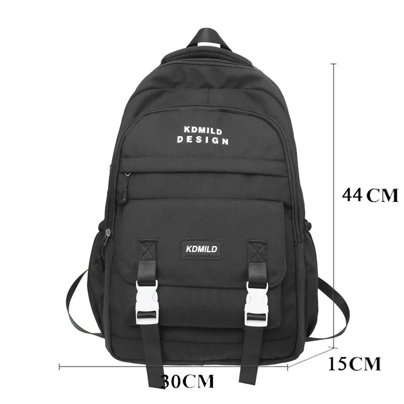 BACK TO COLLEGE  Fashion Teen Patchwork Schoolbag Women Cute Rucksack Girls High School Mochila Boy Waterproof Nylon Backpack Bookbag - Deanwangkt