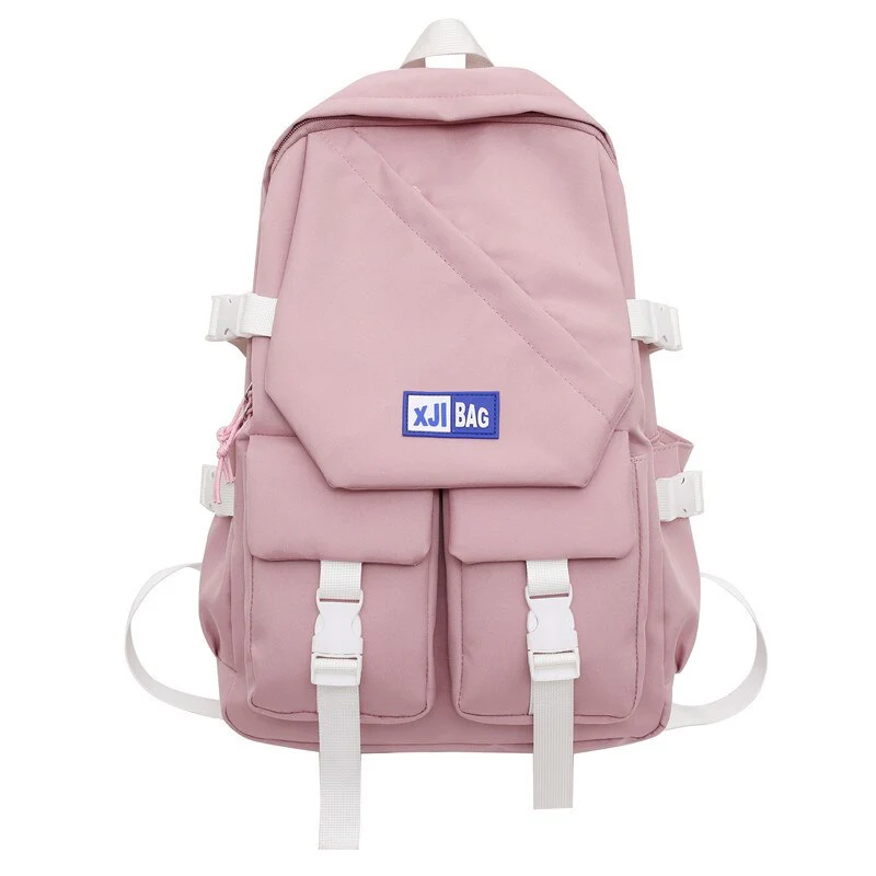 Back to school  Fashion Multi Pockets Men Backpack Black Laptop Mochila Student Bookbag Girl School Bag Lovers Travel Rucksack Women - Deanwangkt