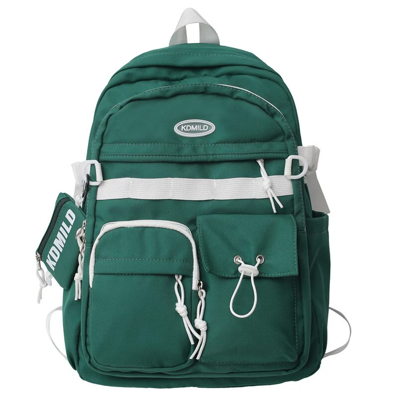 BACK TO SCHOOL   Fashion High School Mochila Women Waterproof Backpack Teenager Boys Girls Schoolbag Multiple Pockets Bookbag Rucksack - Deanwangkt